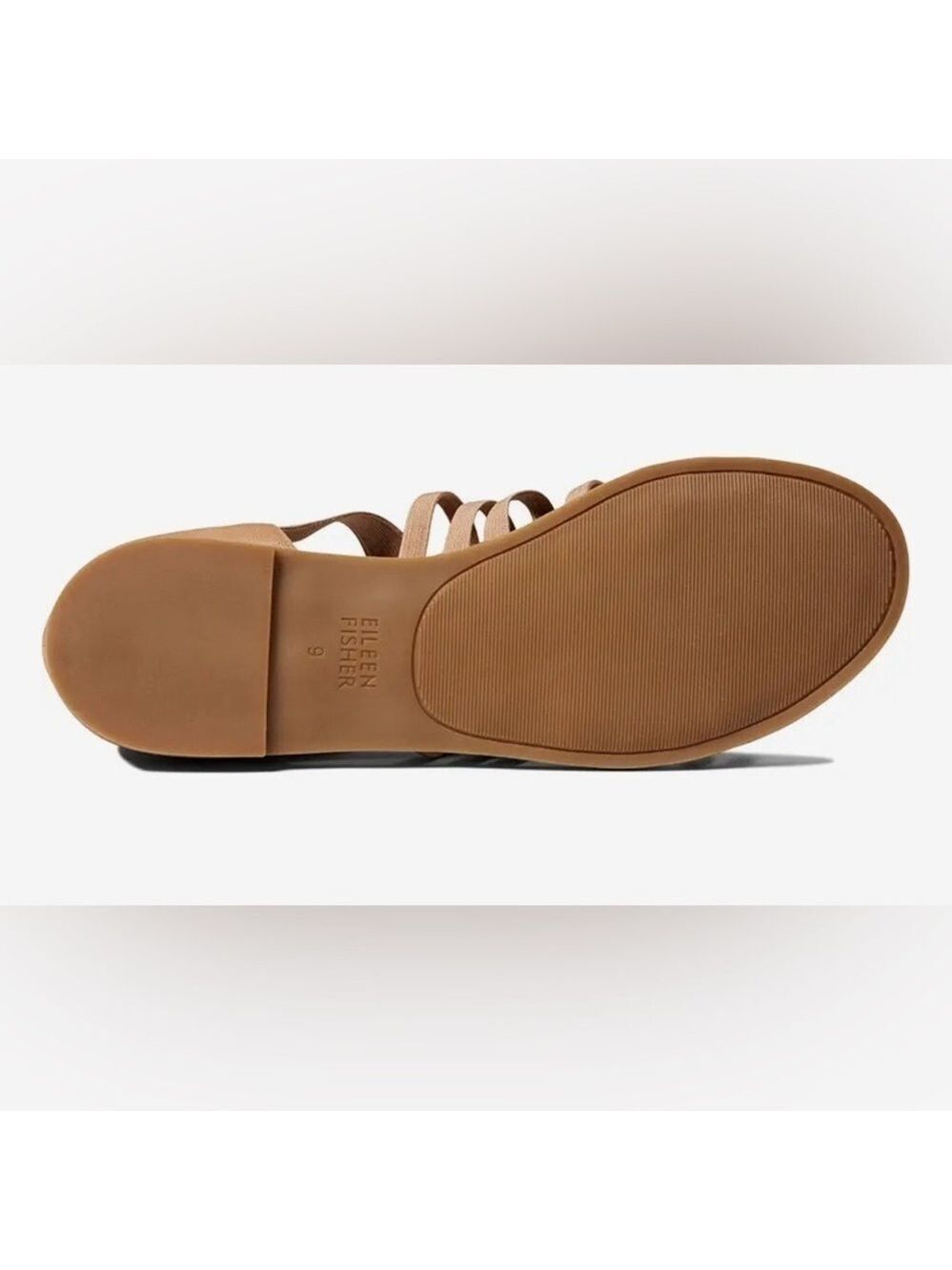 🔥NEW🔥 Eileen Fisher Rato Honey Tumbled Nubuck Leather Slip On Sandals W7 - Picture 7 of 12